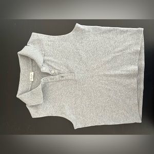 Sleeveless polo shirt